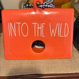 Rae Dunn Red 'Into The Wild' Birdhouse
